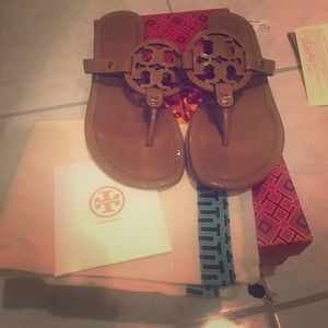 sand patent miller sandals